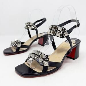 Christian Louboutin Galerietta 55 Stud Sandals Heels